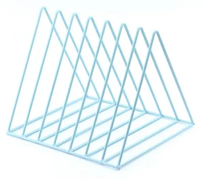 Immagine prodotto di Solidchoice - Porta libri in metallo per scrivania, design nordico