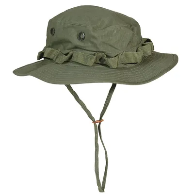 Produktbild von MFH US GI Buschhut, mit Kinnband, GI Boonie, Rip Stop, oliv