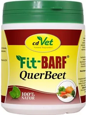 Produktbild von cdVet Fit-BARF QuerBeet 320 g, Hund, Puder, Allgemeiner Gesundheitszustand, Universal, Topf, 320 g