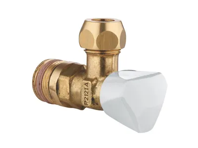 Produktbild von Grohe Rapid S / Uniset Eckventil komplett für Wandeinbau-Spülkasten chrom - 43821000