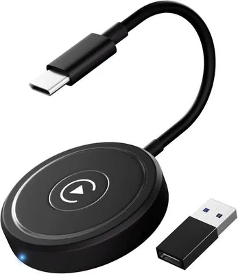 Obrázek produktu pro Adaptér CarPlay – bezdrátové připojení CarPlay pro iPhone, převádí kabelové připojení na bezdrátové, pro vozidla od roku 2017