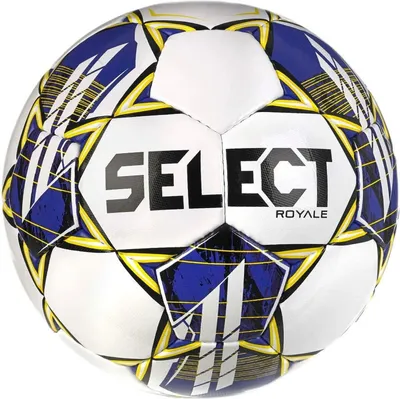 Produktbild von Select Royale V23 Spielball - Weiß / Lila / Gelb | Größe: 5