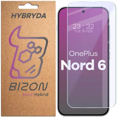 Produktbild von Flexibles Hybridglas für OnePlus Nord 6, Bizon Hybrid Mule