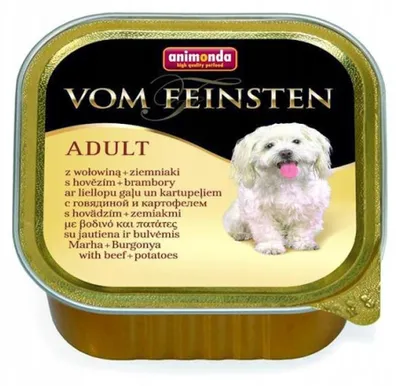 Produktbild von animonda Vom Feinsten with beef + potatoes, Adult, Rind, Kartoffel, 150 g, Ohne Soja