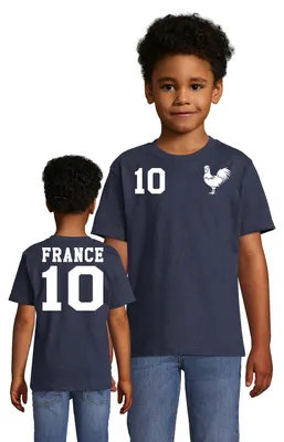 Produktbild von Kinder Frankreich France Sport Trikot Fußball Weltmeister EM