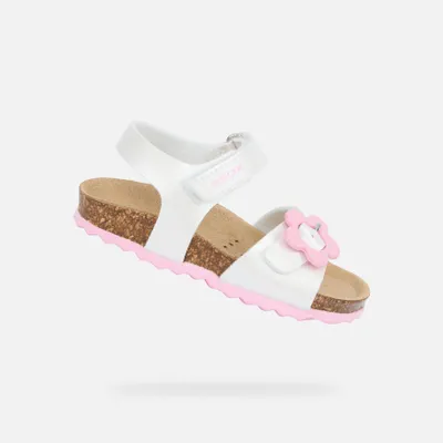 Produktbild von Geox Weiße Mädchensandalen Chalki 20