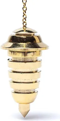 Productafbeelding van Pendel met kamers Messing verguld - 4,5 cm