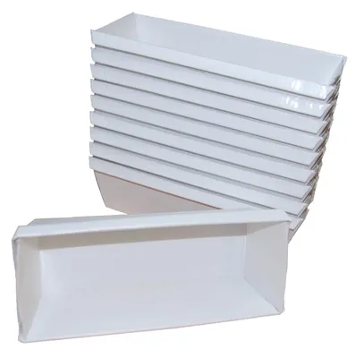 Produktbild von equipster Fleischkäseform Leberkäseform Leberkasform Backform aus Papier 10 Stück für 500 Gramm