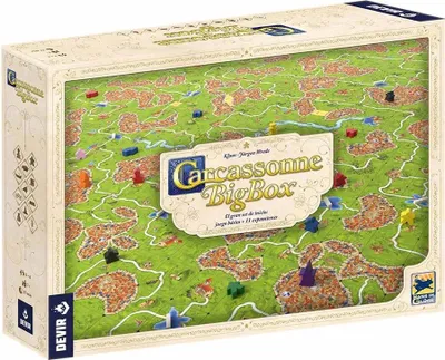 Produktbild von Devir Carcassonne Plus Mit 11 Erweiterungen Brettspiel Spanisch Mehrfarbig  Mehrfarbig One Size