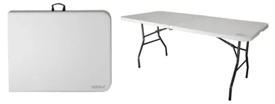 Immagine prodotto di DEDRA N1030 TAVOLO PORTATILE PIEGHEVOLE 180 cm 180X74X74CM