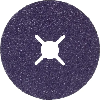 Image de disques abrasifs sur fibres 3M Cubitron3 1182C ø 125mm - Disques abrasifs à fort enlèvement de matière, 36 grains pour le travail du métal - 25 pièces