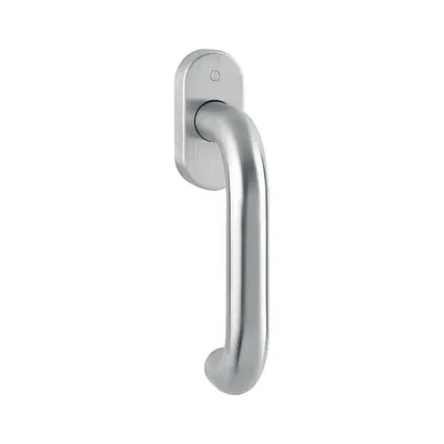 Produktbild von Hoppe Paris Fenstergriff F69 Edelstahl matt, Secustik E038/US956, 7 - 32 - 42 mm Vierkant