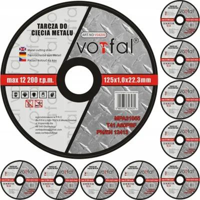 Produktbild von Trennscheiben 125 x 1.0 mm 10x Metall Stahl Edelstahl Vorfal®