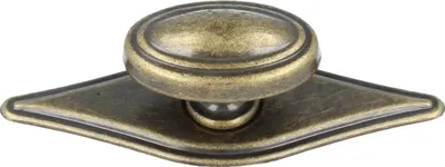 Produktbild von Möbelknopf Möbelgriff Schrankgriff Schubladenknopf Antik Messing Optik Höhe 24mm