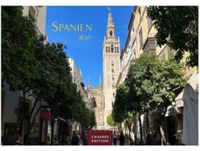 Produktbild von Spanien Kalender 2027 - Wandkalender | Fotokalender Spanien 24x35 cm- Premium . mit 12 faszinierenden Fotos