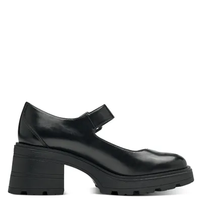 Produktbild von Tamaris Damen Plateau Pumps Blockabsatz Schnalle 1-24430-41, Größe:40 EU, Farbe:Schwarz