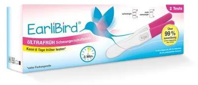 Immagine prodotto di Earlibird Test di gravidanza ultra precoce con urina, 2 pezzi