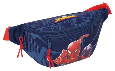 Produktbild von Safta Spider-man 23x12x9 Cm Gürteltasche Blau  Kinder Blau One Size