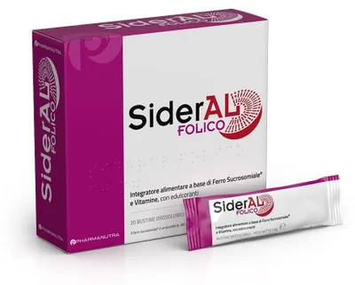 Imagen del producto de SIDERAL FOLICO 30 mg, 20 sobres orosolubles