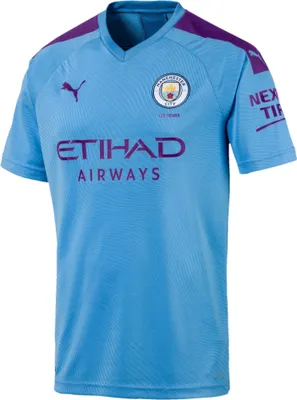 Produktbild von PUMA Man City Men's Home Replica Jersey, T-Shirt, Erwachsener, Männlich, Blau, Abbildung, XL