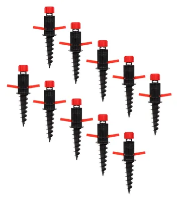Produktbild von Alberts 10x Einschraub Bodenhülse 400 mm für Standrohre Ø17 bis 33 mm