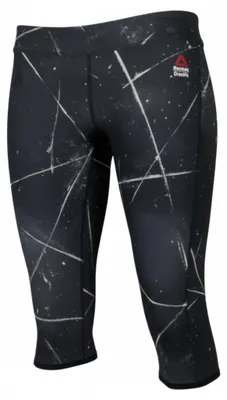 Produktbild von Reebok Damen Reversible Chase Capri 3/4 Hose Trainingshose Sporthose BK1136 XS