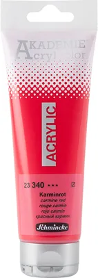 Produktbild von Schmincke 120ml AKADEMIE Acryl color Karminrot Acryl 23 340 012