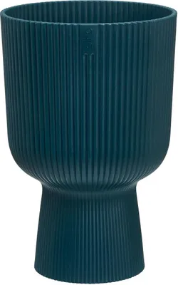 Produktbild von elho® Vibes Übertopf Fold Cup Tiefblau Ø 14 cm - Kunststoff