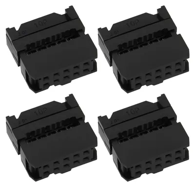 IDC-Steckverbinder 10-polig, Buchse, 2,54 mm, 50 Stück