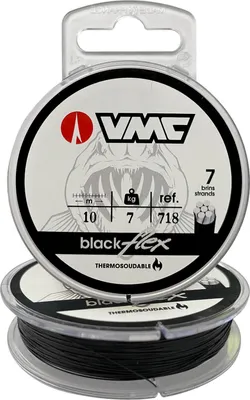 Produktbild von VMC BlackFlex 1x7 Stahlvorfach C718 10m 5kg