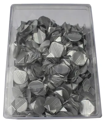 Productafbeelding van Hoekklemmen aluminium zilver, 1000 stuks
