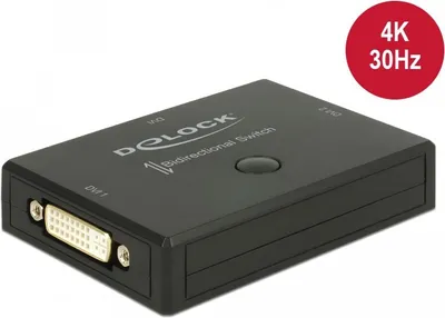 Produktbild von DeLOCK DVI, DVI, Kunststoff, Schwarz, 3840 x 2160 Pixel, 820 mm, 620 mm