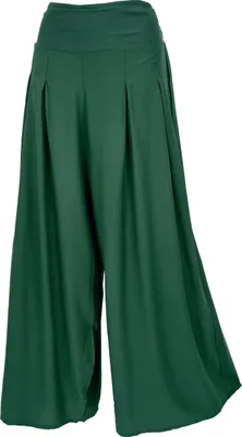 Produktbild von Boho Hosenrock, Weite Sommerhose - Tannengrün, Damen, Viskose, Größe: S/M
