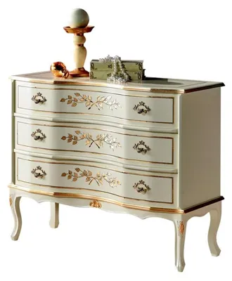 Produktbild von Design Schrank Echtholz Möbel Kommoden Schrank Barock Italienische Einrichtung