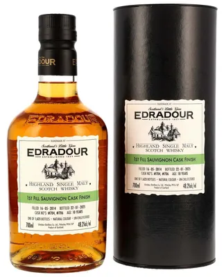 Produktbild von Edradour 10 Jahre - 2014/2025 - 1st Fill Sauvignon Cask Finish - Highland Single Malt Scotch Whisky