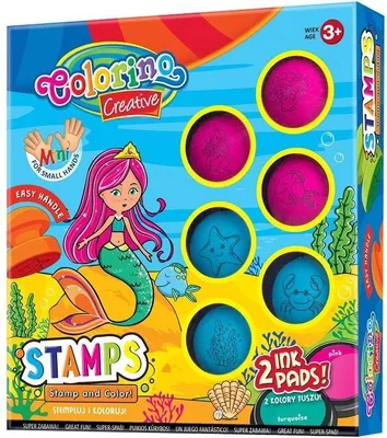 Produktbild von Colorino Meerjungfrau-Stempel Kreativ-Set