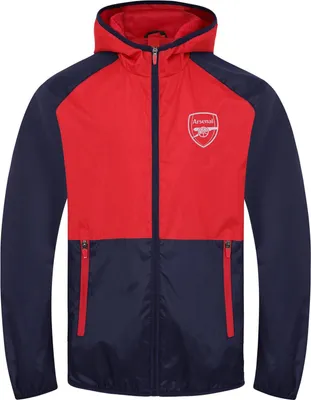 Produktbild von Arsenal FC - Windschutz für Jungen, Raglanärmel GF255 (146) (Dunkles Marineblau/Rot)