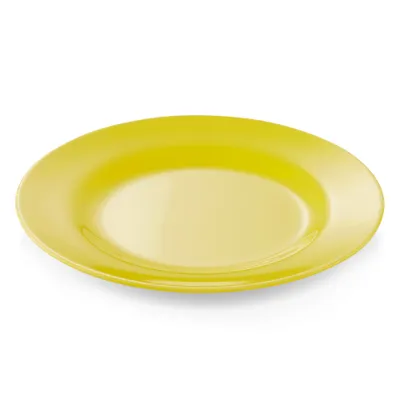 Produktbild von Teller, Melamin, Ø 20 cm, flach, verschiedene Farben wählbar : Teller, flach, Ø 20 cm, gelb, Melamin Variante: Teller, flach, Ø 20 cm, gelb