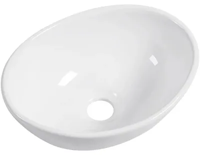 Obrázok produktu pre Keramické umývadlo Minio – na dosku – biela, lesklá – 34,5 x 26 cm