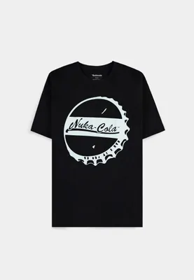 Obrázek produktu pro Fallout - Black Nuka-Cola - Men's Short Sleeved T-shirt - M - Fallout 4 TS201605FOT - (T-shirts and Tops / Short Sleeved T-shirts)