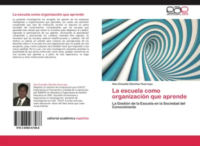 Produktbild von La escuela como organización que aprende