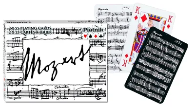 Produktbild von Piatnik Mozart Spielkarten – Doppeldeck