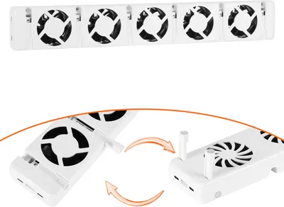 Produktbild von Jayseuw Heizkörperverstärker Boosterfunktion energiesparend 5 Lüfter Mono Set, automatische Temperaturregelung, leise, optimierte Wärmeverteilung