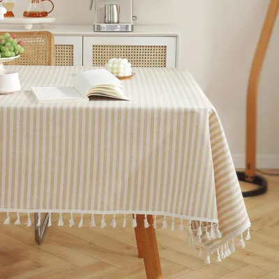 Obrázek produktu pro Ubrousek na stůl, bavlna a len, vhodný pro použití na zahradě