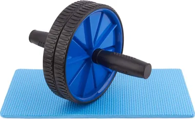 Produktbild von LUXTRI Bauchroller mit Kniematte 250 x 180 x 180 mm, Ab Roller Classic, Bauchmuskeltrainer zur Stärkung des Oberkörpers, Bauchroller, Ab Wheel Workout