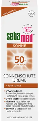 Produktbild von sebamed Sonnenschutz Creme LSF 50+, 75 ml Creme