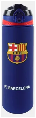 Produktbild von FC Barcelona Barca matte Plastikflasche mit Strohhalm 700 ml