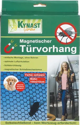 Produktbild von Kynast Fliegengitter, magnetischer Türvorhang, Insektenschutz, Fliegennetz für die Tür