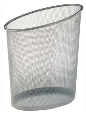 Produktbild von ALBA Papierkorb MESHCORB M aus Drahtmetall 18 Liter silbergrau
