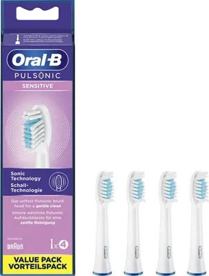 Immagine prodotto di Spazzolino elettrico Oral-B Pulsonic Sensitive 4 pezzi Bianco